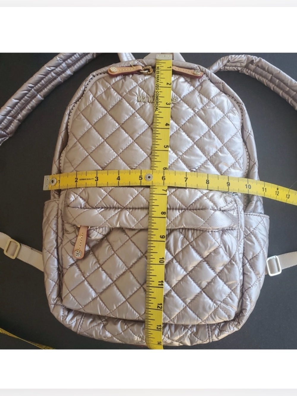 MZ WALLACE Small Metro Backpack - Metallic Rose NWOT - Picture 5 of 16